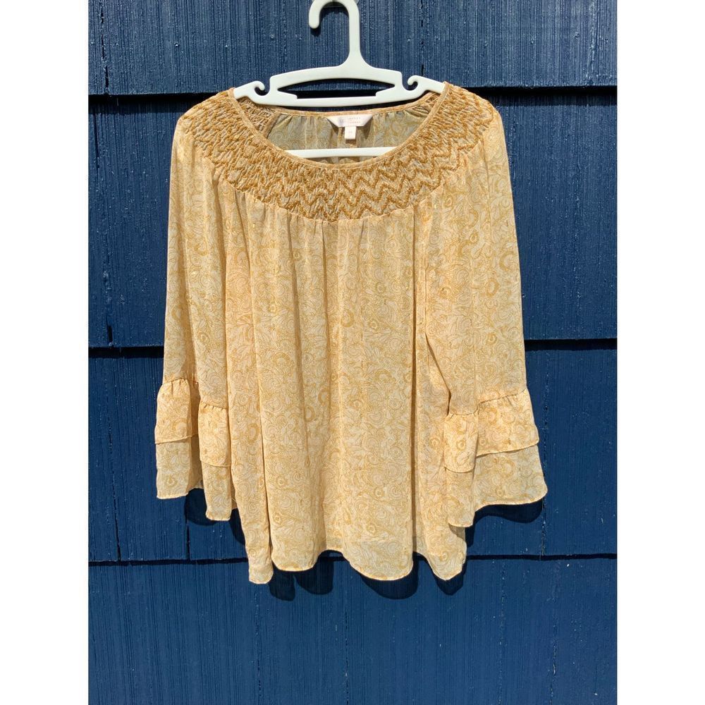 LC Lauren Conrad Peasant Blouse